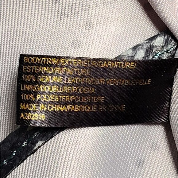 Aimee Kestenberg Tuscany Cobra Print Pebble Leather and Suede Hobo Shoulder Bag - Picture 7 of 10